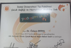 Uzm. Dr. Özlem Topal Erten Çocuk Sağlığı ve Hastalıkları sertifikası