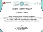 Dr. Hasan Demir Geleneksel ve Tamamlayıcı Tıp sertifikası