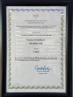 Dt. Nizam Abdullayev Diş Hekimi sertifikası