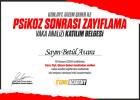 Dyt. Betül Gök Diyetisyen sertifikası