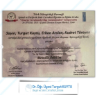 Dr. Öğr. Üyesi Turgut Kuytu Beyin ve Sinir Cerrahisi sertifikası