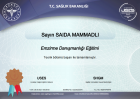 Op. Dr. Saida Mammadli Kadın Hastalıkları ve Doğum sertifikası