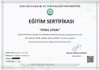 Prof. Dr. Aysel Uysal Kadın Hastalıkları ve Doğum sertifikası