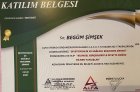 Dyt. Begüm Şimsek İpek Diyetisyen sertifikası