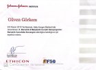 Op. Dr. Güven Görkem Genel Cerrahi sertifikası