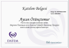 Uzm. Kl. Psk. Aycan Ötünçtemur Psikoloji sertifikası