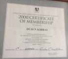 Prof. Dr. Dursun Kırbaş Nöroloji (Beyin ve Sinir Hastalıkları) sertifikası