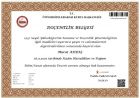 Doç. Dr. Murat Akbaş Kadın Hastalıkları ve Doğum sertifikası