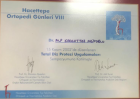 Op. Dr. Alpkorkuttaş Arifoğlu Ortopedi ve Travmatoloji sertifikası