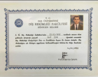 Dt. Arif Işık Diş Hekimi sertifikası