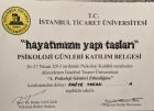 Psk. Beyza Takan Psikoloji sertifikası