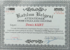 Uzm. Kl. Psk. Deniz Kurt Psikoloji sertifikası