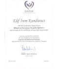 Psk. Dan. Elif İrem Kunduracı Psikolojik Danışman sertifikası