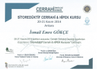 Op. Dr. İsmail Emre Gökce Genel Cerrahi sertifikası