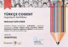 Uzm. Dr. Mehmet Fatih Kınık Çocuk ve Ergen Psikiyatristi sertifikası