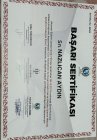 Psk. Nazlıcan Aydın Psikoloji sertifikası