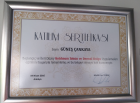 Dt. Güneş Çankaya Diş Hekimi sertifikası