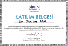 Dyt. Şükriye Eral Diyetisyen sertifikası