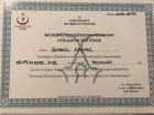 Uzm. Dr. Songül Uzgelir Çocuk Sağlığı ve Hastalıkları sertifikası