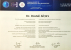 Dr. Dostali Aliyev Algoloji sertifikası