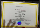 Uzm. Kl. Psk. Yasemin Oğuz Klinik Psikolog sertifikası