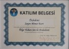 Dt. Ahmet Kurt Diş Hekimi sertifikası