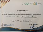 Dt. Selin Atmaca Diş Hekimi sertifikası
