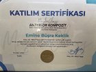 Dt. Emine Büşra Keklik Diş Hekimi sertifikası