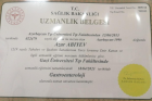 Uzm. Dr. Azar Abıyev Gastroenteroloji sertifikası