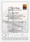 Psk. Burcu Oskan Psikoloji sertifikası