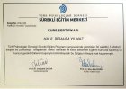 Uzm. Psk. Halil İbrahim Yılmaz Psikoloji sertifikası