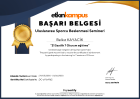 Dyt. Belkız Kayacık Diyetisyen sertifikası