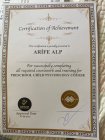 Psk. Arife Alp Psikoloji sertifikası