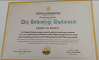 Dt. Ceren Gül Özkul Diş Hekimi sertifikası