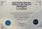 Klinik Psikolog Dr. Hande Korkmaz Çakır Psikoloji sertifikası