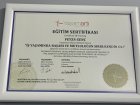 Dyt. Feyzanur Genç Diyetisyen sertifikası
