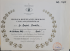 Dr. Başak Karaşahin İnevi Anestezi ve Reanimasyon sertifikası
