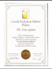 Op. Dr. Cem Aykent Genel Cerrahi sertifikası