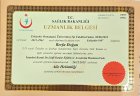 Uzm. Dr. Berfu Doğan Sertifikalı Medikal Estetik sertifikası