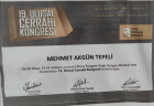 Op. Dr. Mehmet Akgün Tepeli Genel Cerrahi sertifikası