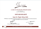 Op. Dr. Özgür Oktay Nar Ortopedi ve Travmatoloji sertifikası