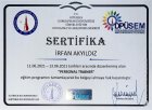 Fzt. İrfan Akyıldız Fizyoterapi sertifikası