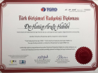 Doç. Dr. Hatice Arıöz Habibi Radyoloji sertifikası