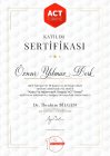 Klinik Psikolog  Öznur Yılmaz Berk Psikoloji sertifikası