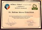 Uzm. Dr. Merve Özbayrak Fiziksel Tıp ve Rehabilitasyon sertifikası