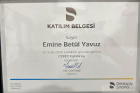 Uzm. Dt. Emine  Betül Yavuz Diş Hekimi sertifikası