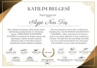 Dyt. Ayşe Nur Taş Diyetisyen sertifikası