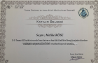 Dyt. Melike Köse Kapan Diyetisyen sertifikası