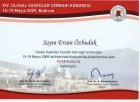 Prof. Dr. Ersan Özbudak Kalp Damar Cerrahisi sertifikası