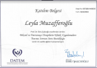 Uzm. Kl. Psk. Leyla Muzafferoğlu Psikoloji sertifikası